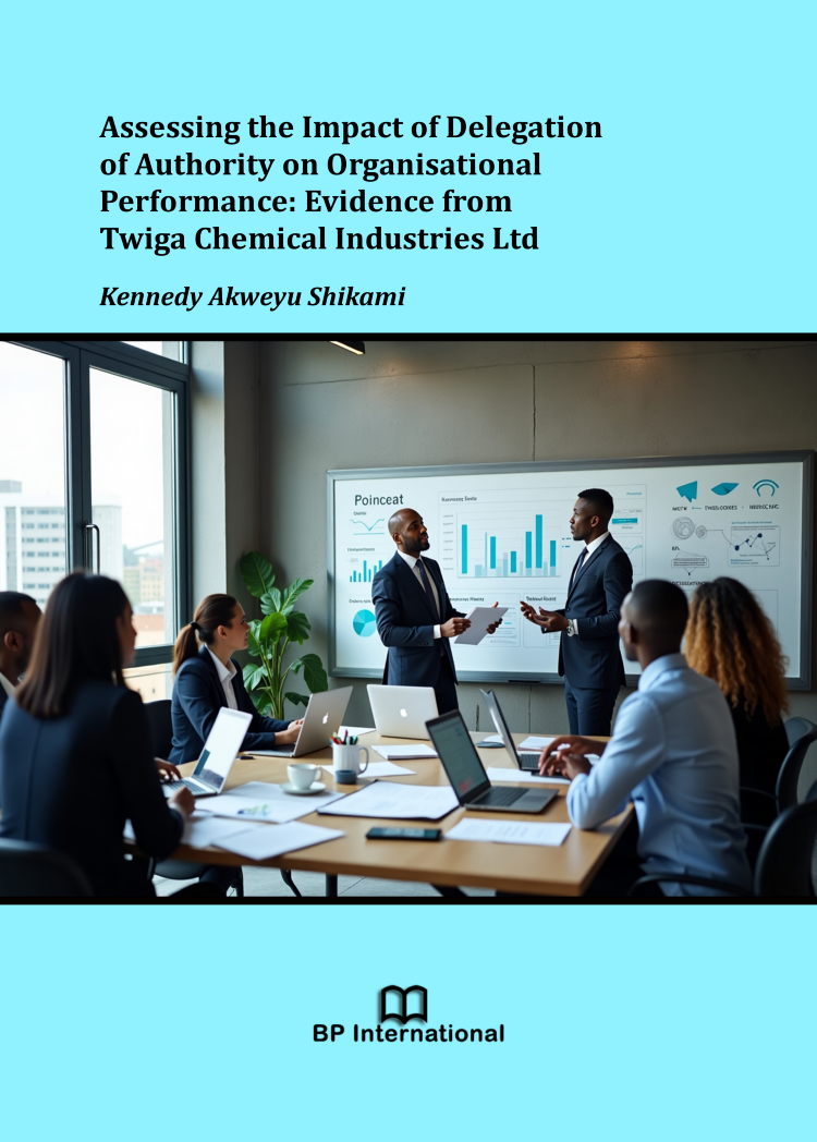                         View Assessing the Impact of Delegation of Authority on Organizational Performance: Evidence from Twiga Chemical Industries Ltd
                    
